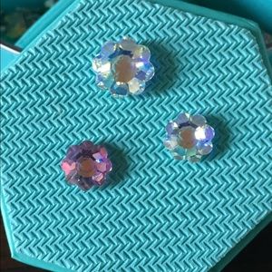 Origami Owl Flower Crystal Charms